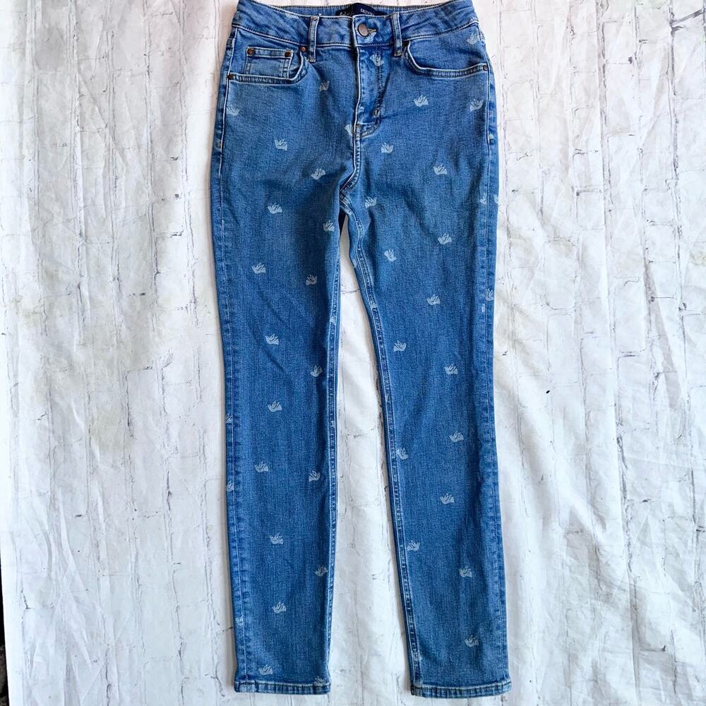NWOT Women’s Size 6R Boden Denim Skinny Jeans With Imprint